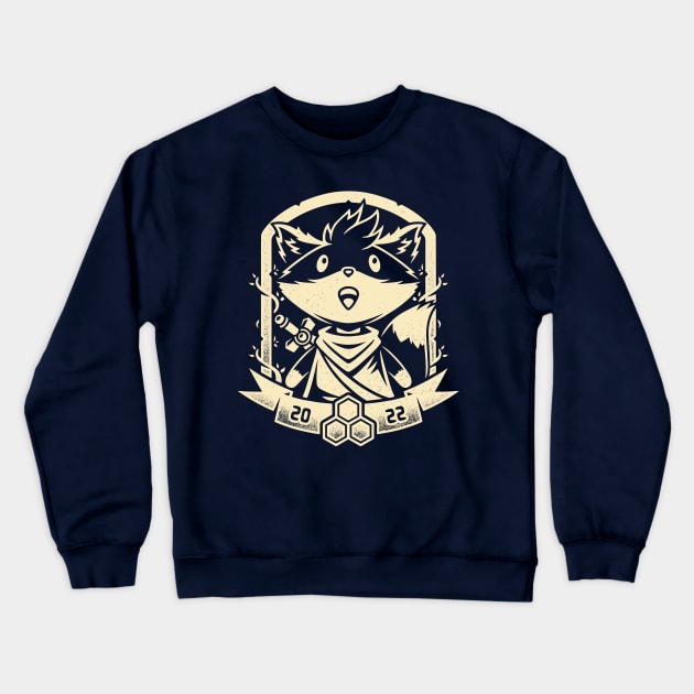 Tiny Fox Crewneck Sweatshirt by Alundrart